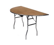 Maywood Furniture MP60HR Standard Folding Table, Half-Round Top