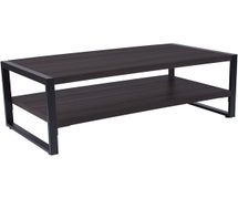 Flash Furniture Thompson Collection Charcoal Wood Grain Finish Coffee Table