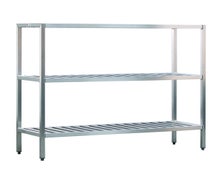 New Age Industrial 1042TB T-Bar Series Shelving Unit, 3-Tier, 48"W X 20"D X 60"H