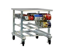 New Age Industrial 1236 Can Storage Rack, Mobile, Counter Height
