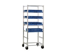 New Age Industrial 93037 Mobile Cup/Glass Rack, 6 Rack Capacity