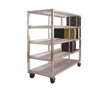 New Age Industrial  96707 Mobile All Welded Tray Drying Rack, 4 Levels