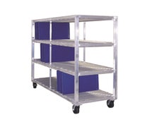 New Age Industrial  96705 Mobile All Welded Tray Drying Rack, 4 levels