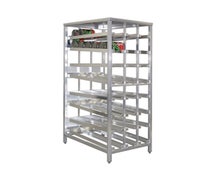 New Age Industrial 97294 Stationary First In First Out Aluminum Can Rack