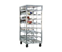 New Age Industrial 97294CK Mobile First In First Out Aluminum Can Rack