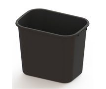 O-Cedar Commercial 6810 28-Quart Wastebasket, Black, Case of 12
