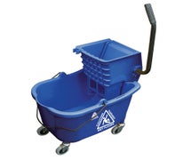 O-Cedar Commercial 6975 MaxiRough 32 Quart Mop Bucket and Wringer, Blue