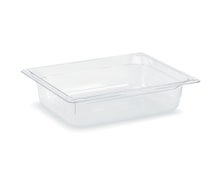 Vollrath 8022410 - Sp 65Mm 2.5"/ Half-Size Plastic Pan, Clear, 6/CS