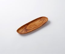 American Metalcraft OWSP Olive Wood Platter, Oblong, Small