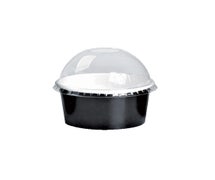 PackNwood 209POPETL80D Dome Lid, without hole, 1000/CS