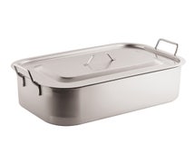Paderno World Cuisine 11965-50 Roasting Pan w/Cover, L 19 5/8" x W 11 7/8" x H 6"