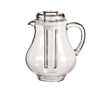 Paderno World Cuisine 44992-03 Juice Pitcher w/Ice Core, Acrylic, DIA 7 1/8" x H 11 1/2", 3QT