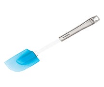 Paderno World Cuisine 48278-28 Blue Silicone Spatula, S/S, L 11 7/8" x W 2" x H 1/2"