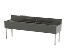 Perlick TS64C-STK Ts Series Underbar Sink Unit, Four Compartment, 72"W