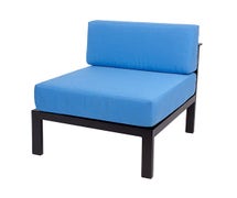 Central Exclusive PH6101M-CU Sunbrella Canvas Cushion Set For Armless Middle Belmar Sofa Section