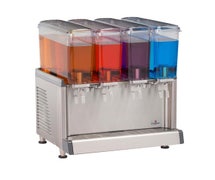 Crathco CS-4E-16 - Simplicity Bubbler Mini-Quad Pre-Mix Cold Beverage Dispenser - Electric