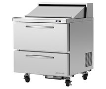 Turbo Air PST-28-D2-N Pro Series Sandwich/Salad Unit, One-Section, 8-Pan Top Opening With Hood
