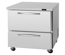 Turbo Air PUF-28-D2-N Pro Series Undercounter Freezer, One-Section, 6.8 Cu. Ft.