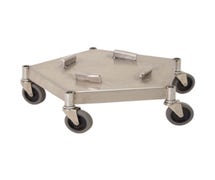 Prairie View Industries D319P Commercial Trash Can Dolly, Aluminum