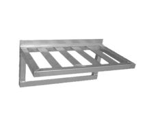 Prairie View TBWS2024PH - Pot Rack T-Bar Wall Shelf, 24"L, 3 Hook Capacity