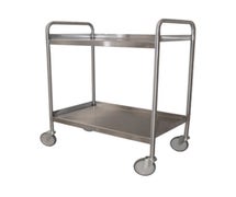 Prairie View Industries UCSS1830-2 Two-Shelf Stainless Steel Utility Cart