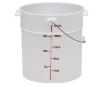 Cambro PWB22 Round Storage Container - Pail with Bail 22 Quart