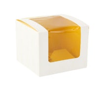 PackNwood 209BCKF1 Cupcake Box, 3.3" x 3.3" x 3.3"H, 100/CS
