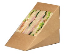 PackNwood 209KCK8512 Sandwich Wedge Box, 4.8" x 3.2" x 4.8"H, 500/CS