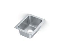 Vollrath 101-1-1 - Self-Rimming Single bowl sink