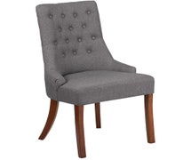 Flash Furniture HERCULES Paddington Series Gray Fabric Tufted Chair