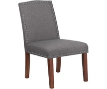Flash Furniture HERCULES Hampton Hill Gray Fabric Parsons Chair