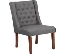 Flash Furniture HERCULES Preston Gray Fabric Tufted Parsons Chair
