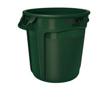 Rubbermaid FG263200DGRN Brute 32-Gallon Round Trash Can, Green