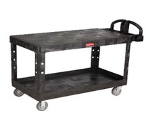 Rubbermaid FG454500BLA Heavy Duty Flat Shelf Cart