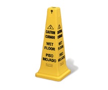 Rubbermaid FG627677YEL Caution Wet Floor Safety Cone, 36"H, Yellow