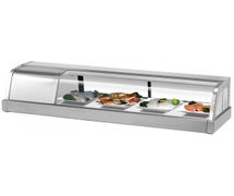 Turbo Air SAKURA-50 Countertop Refrigerated Display Case - Two Sliding Doors - 48-1/4"W w/ Right Condenser