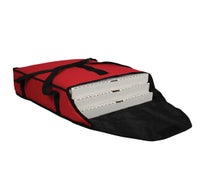 San Jamar PB20-6 Pizza Bag - Red