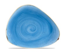 Churchill China SCFSTR101 Stonecast Cornflower Blue Triangle Plate 10.5", CS of 12/EA