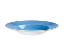 Churchill China SCFSVWBL1 Stonecast Cornflower Blue Profile Wide Rim Bowl Large 10.90", CS of 12/EA