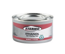 Sterno Products 20108 Sterno Green Gel Chafing Fuel, 2 Hour Ethanol Gel, Biodegradable Gel Formula, 72/CS