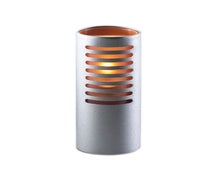 Sterno Products 85318 Industrial Chic Globe Cylinder, 6" H X 2-1/2" Dia., Orange Frost, 6/CS