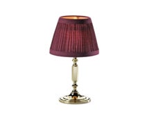 Sterno Products 85170 Vintage Charm La Rue Lamp Base, 6-1/2" H X 3-3/8" Dia., Polished Brass