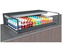 Structural Concepts NE3613RSSV Reveal Self-Service Refrigerated Slide In Counter Case 35-3/4"W x 13-5/8"H