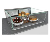 Structural Concepts NE7213RSV Reveal Service Refrigerated Slide In Counter Case 71-3/4"W x 13-5/8"H