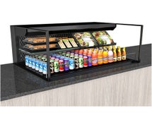 Structural Concepts NE6020RSSV Reveal Self-Service Refrigerated Slide In Counter Case 59-3/4"W x 20-3/8"H