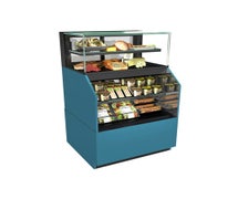 Structural Concepts NR3658RRSSV Reveal Combination Convertible Service Above Refrigerated Self-Service Case, Freestanding, 35-3/4"W x 57-1/2"H