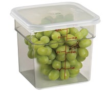 Cambro SFC2S Square Seal Lid For 2 and 4 Qt. Capacity Clear Camwear Containers