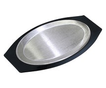 Service Ideas RO117BLAC Thermo-Plate Platter, Complete Set