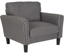 Flash Furniture SL-SF920-1-DGY-F-GG Upholstered Chair in Dark Gray Fabric