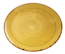 Churchill China SMSSEV111 Stonecast Mustard Evolve Coupe Plate 11.25", CS of 12/EA